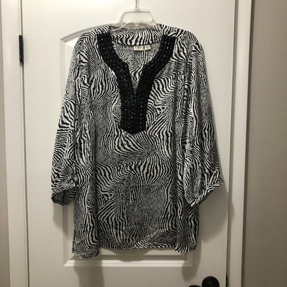 Cato Tunic with Beading